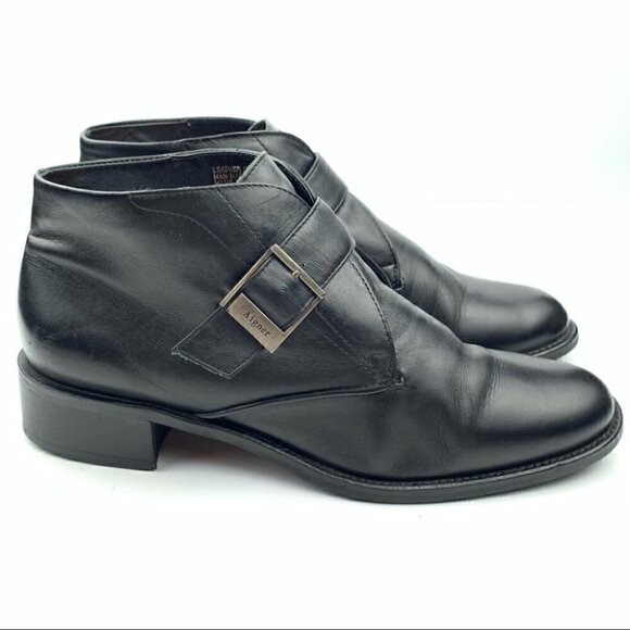 Etienne Aigner ankle boot 7.5 showtime leather 80s - Picture 1 of 13